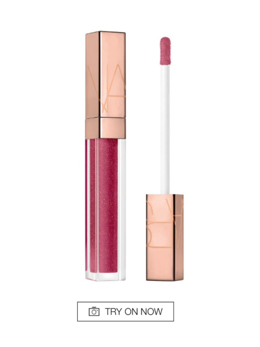 NARS Afterglow Lip Shine Gloss | Hot Spell (Deep raspberry with gold shimmer)
